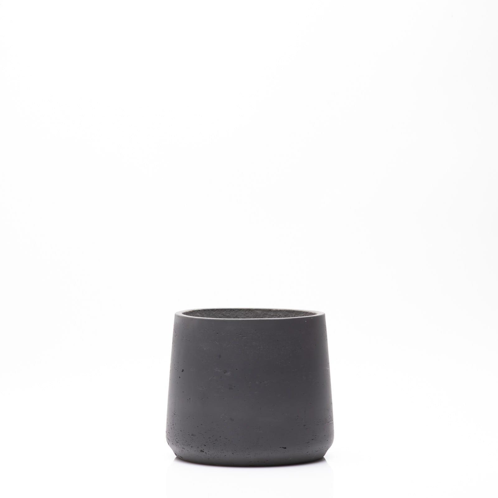 Pottery Pots Pflanzgefäß PATT, schwarz strukturiert