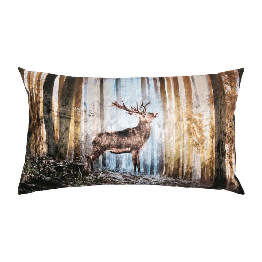 PAD Kissenhülle FORÊT, brown L35 B60 cm Ansicht 1
