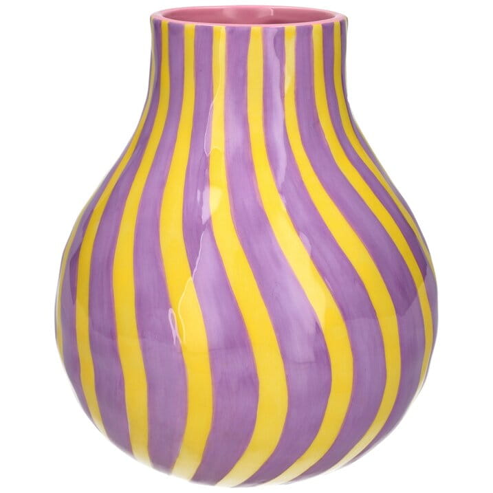 GIFTCOMPANY ARTISAN Vase, lila/gelb H19,6 cm Ansicht 1