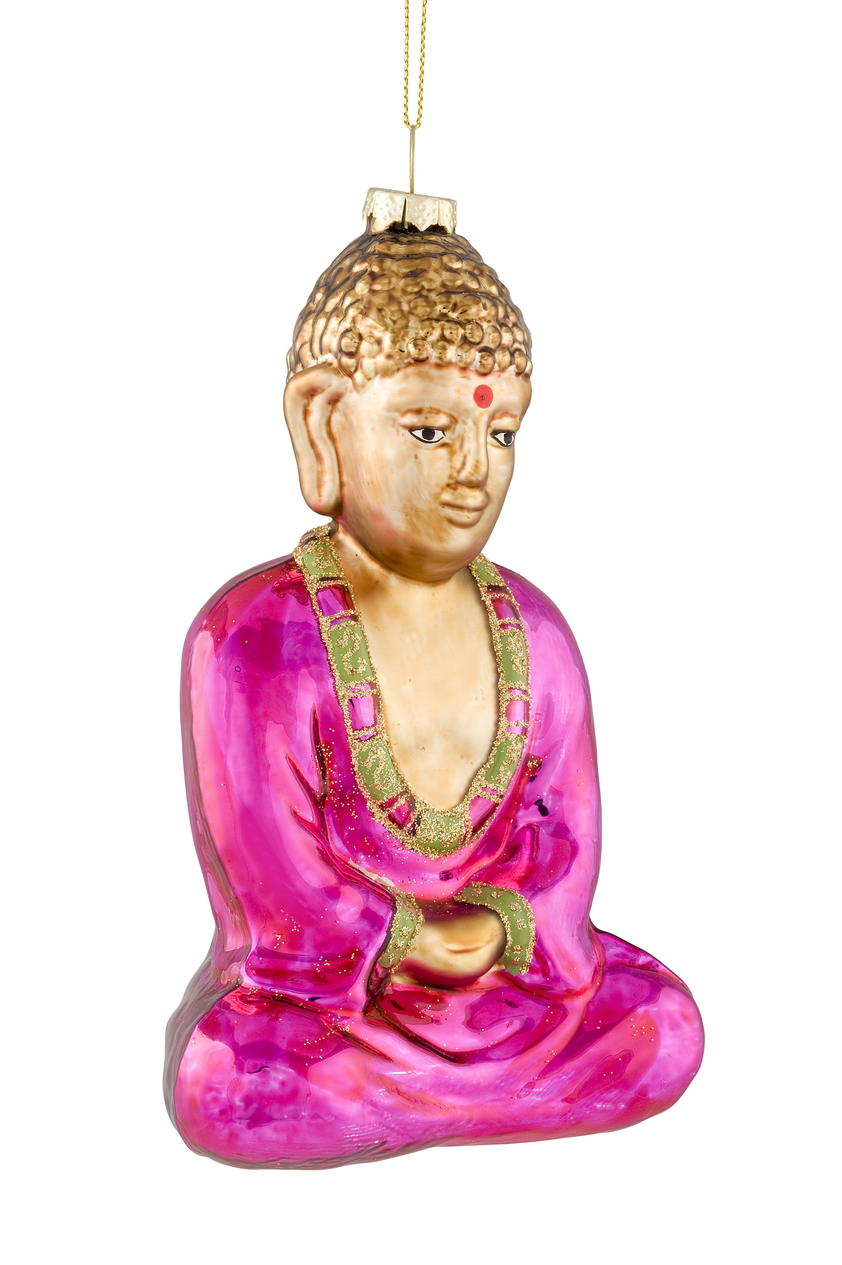 GIFTCOMAPANY Weihnachtsanhänger Buddha, pink