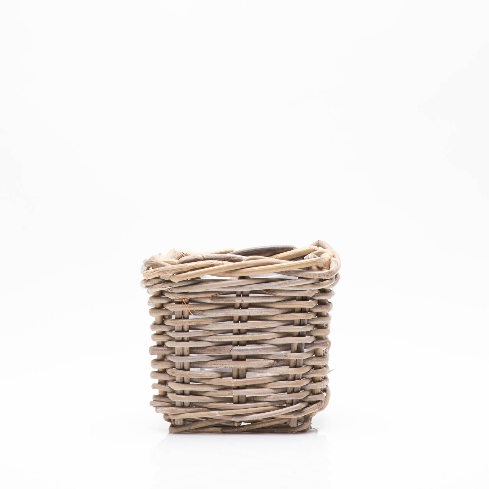Van der Leeden Pflanzkorb BAK quadratisch, antik grey