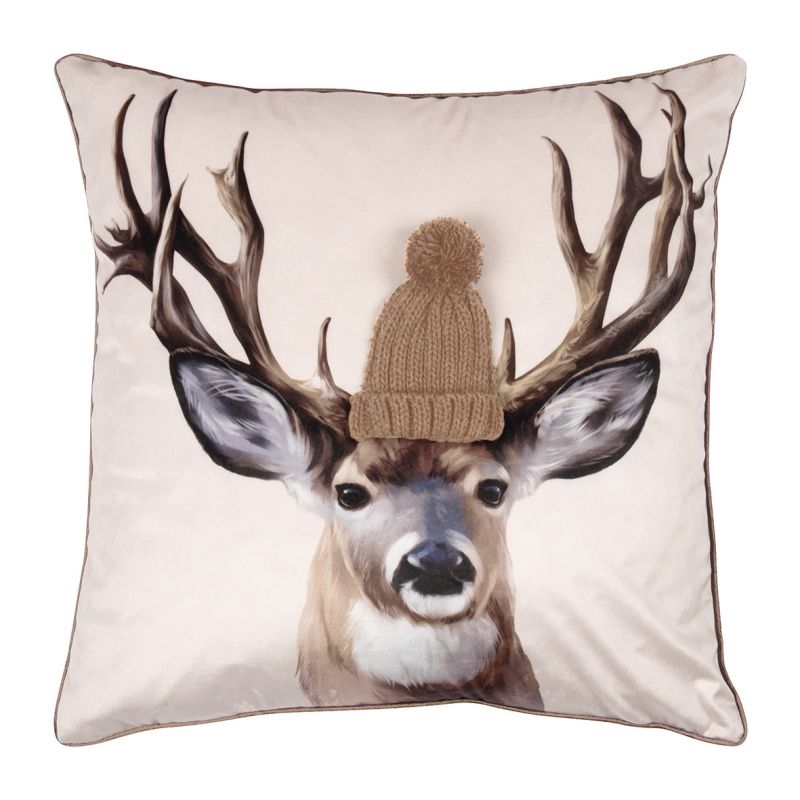 PAD Kissenhülle REINDEER, beige L50 B50 cm Ansicht 1