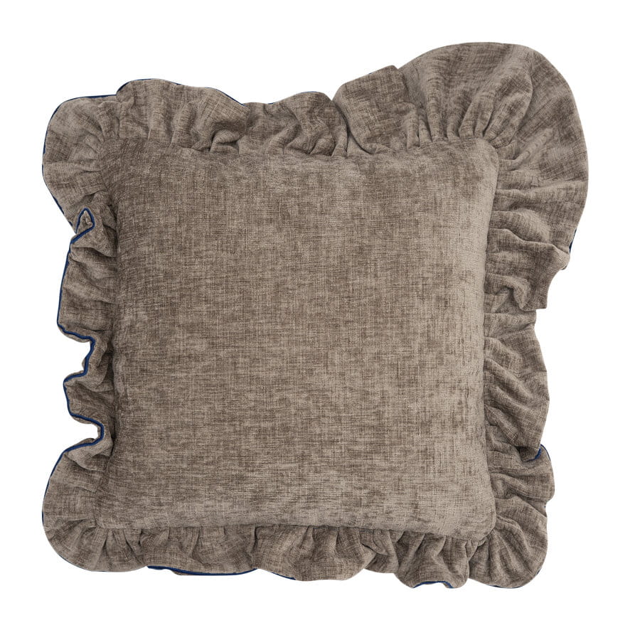 PAD Kissenhülle Romance, brown blue L43 B43 cm Ansicht 1