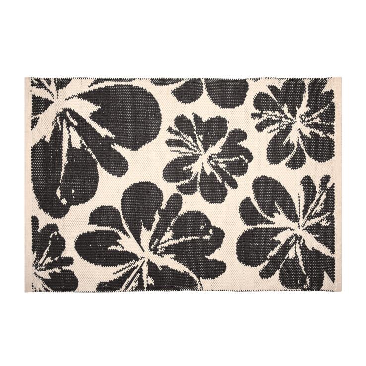 PAD Kissenhülle BLOOM, black L60 B90 cm Ansicht 1