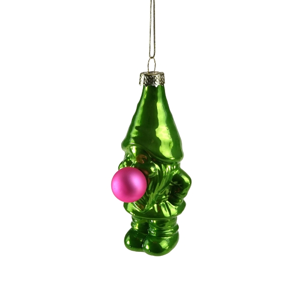 Werner Voß Glashänger Bob van Bubbles grün H10 cm Ansicht 1