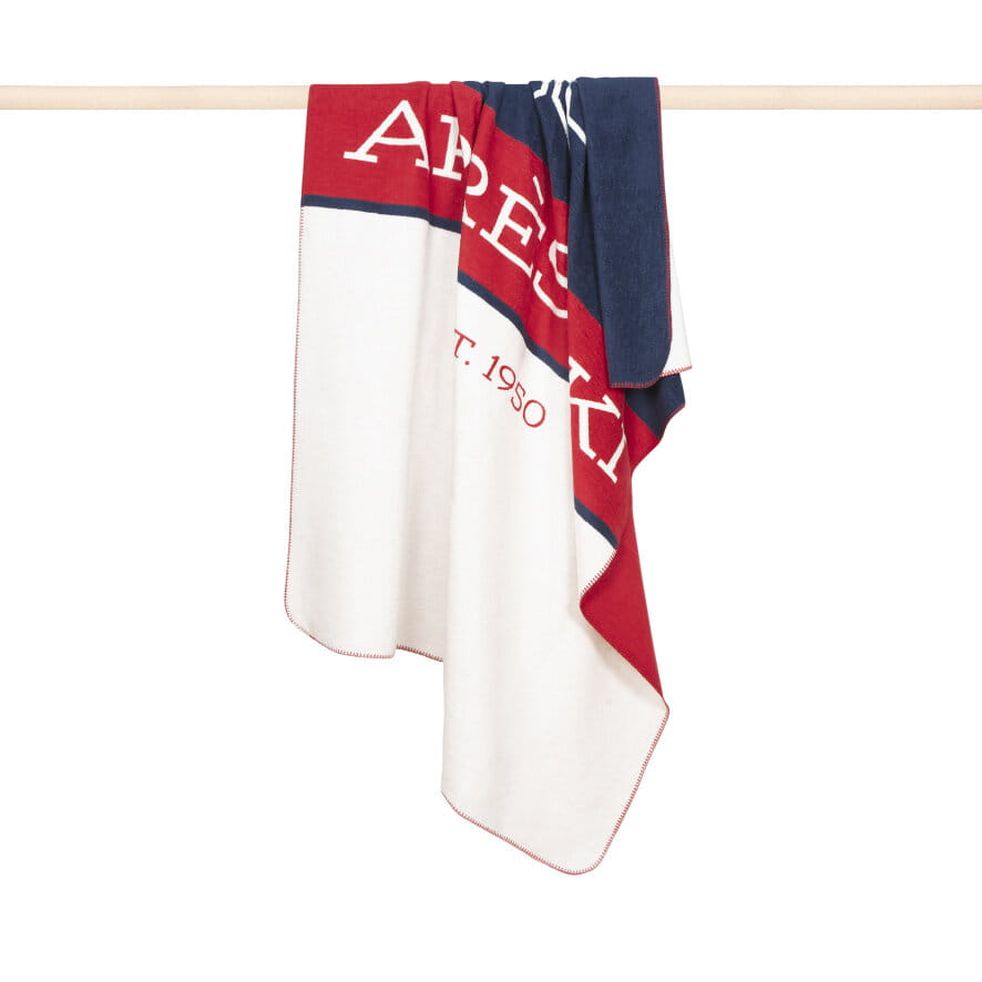 PAD Decke Apres Ski, Dark Blue-Red