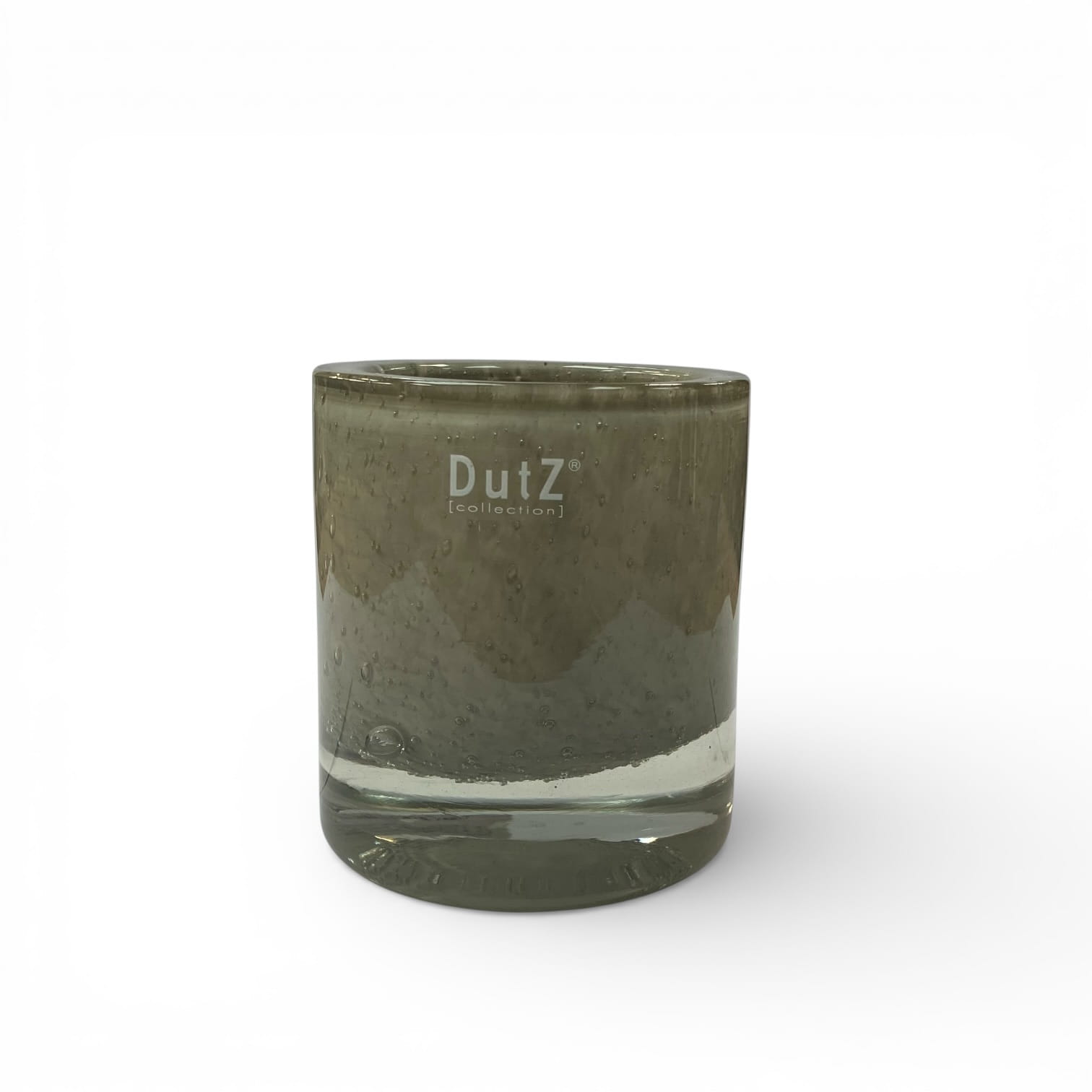 DutZ Windlicht CYLINDER, taupe bubbels