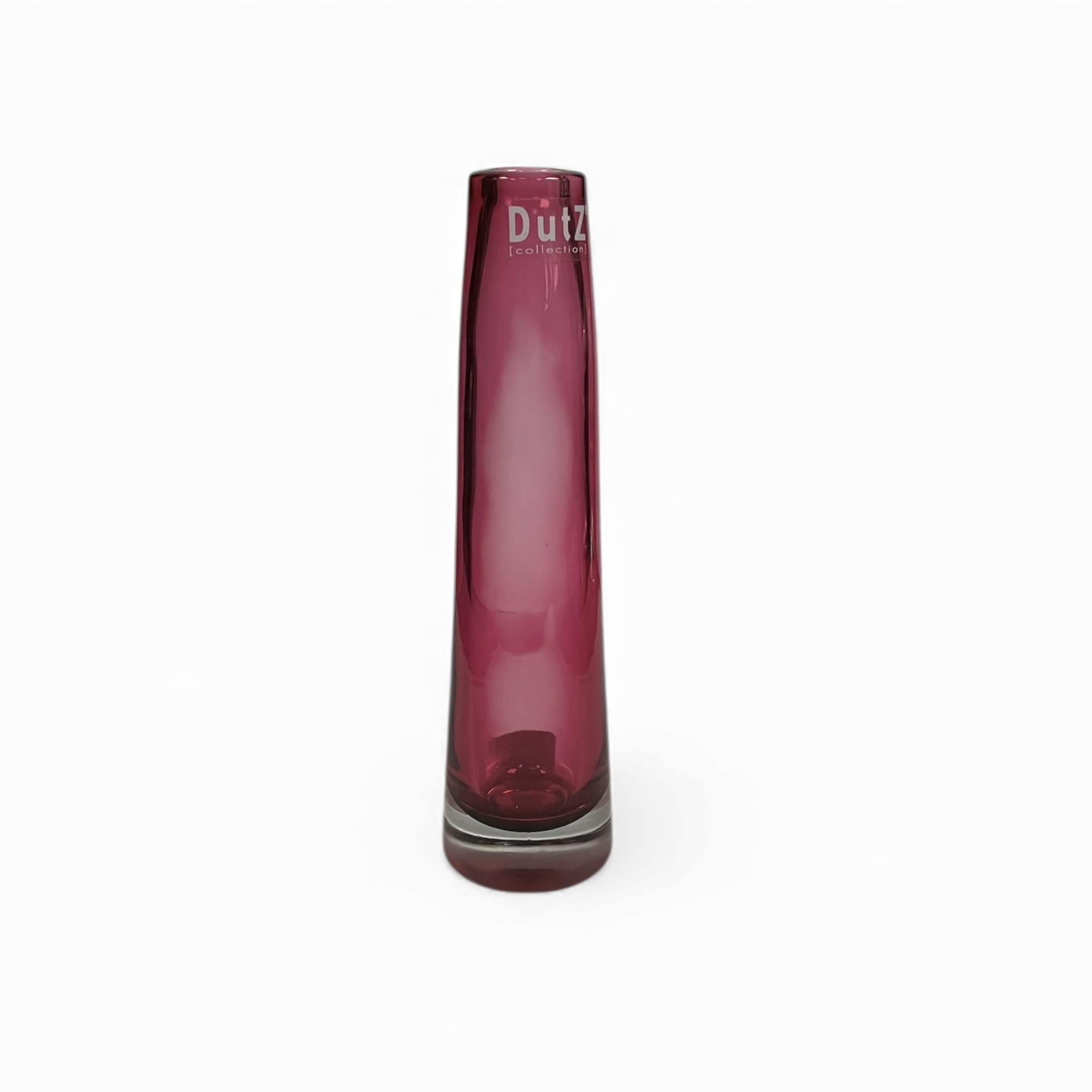 DutZ Vase SOLIFLEUR, fuchsia transparent