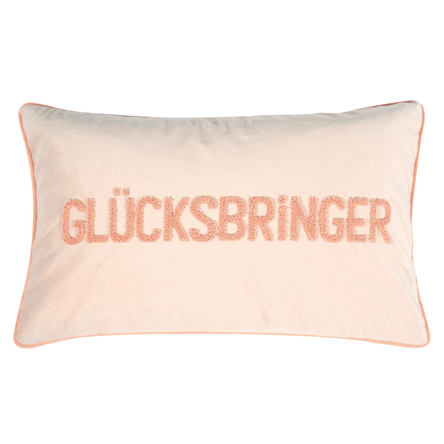 PAD Kissenhülle LETTERS, Glücksbringer sand-apric L30 B50 cm Ansicht 1