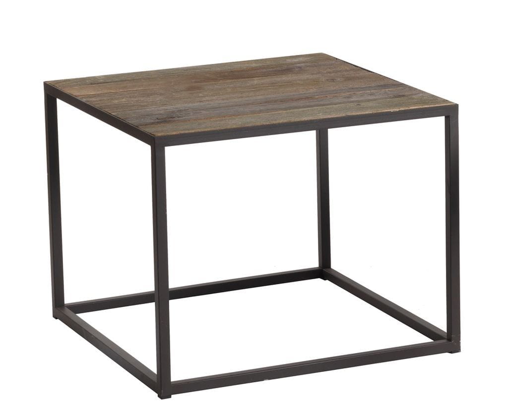 WMG E-Beistelltisch VICTORIA, Altholz 40x40x40 cm Ansicht 1