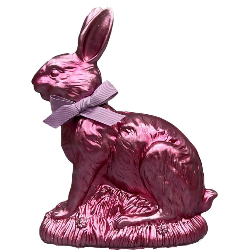 Bell´Arte Hase sitzend mit Schleife Pink, H23cm