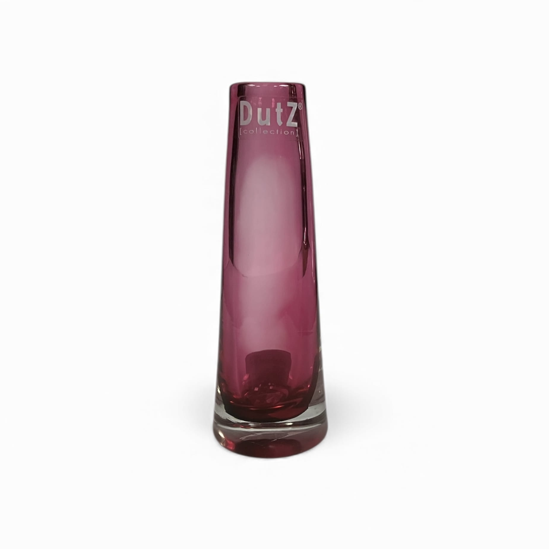 DutZ Vase SOLIFLEUR, fuchsia transparent