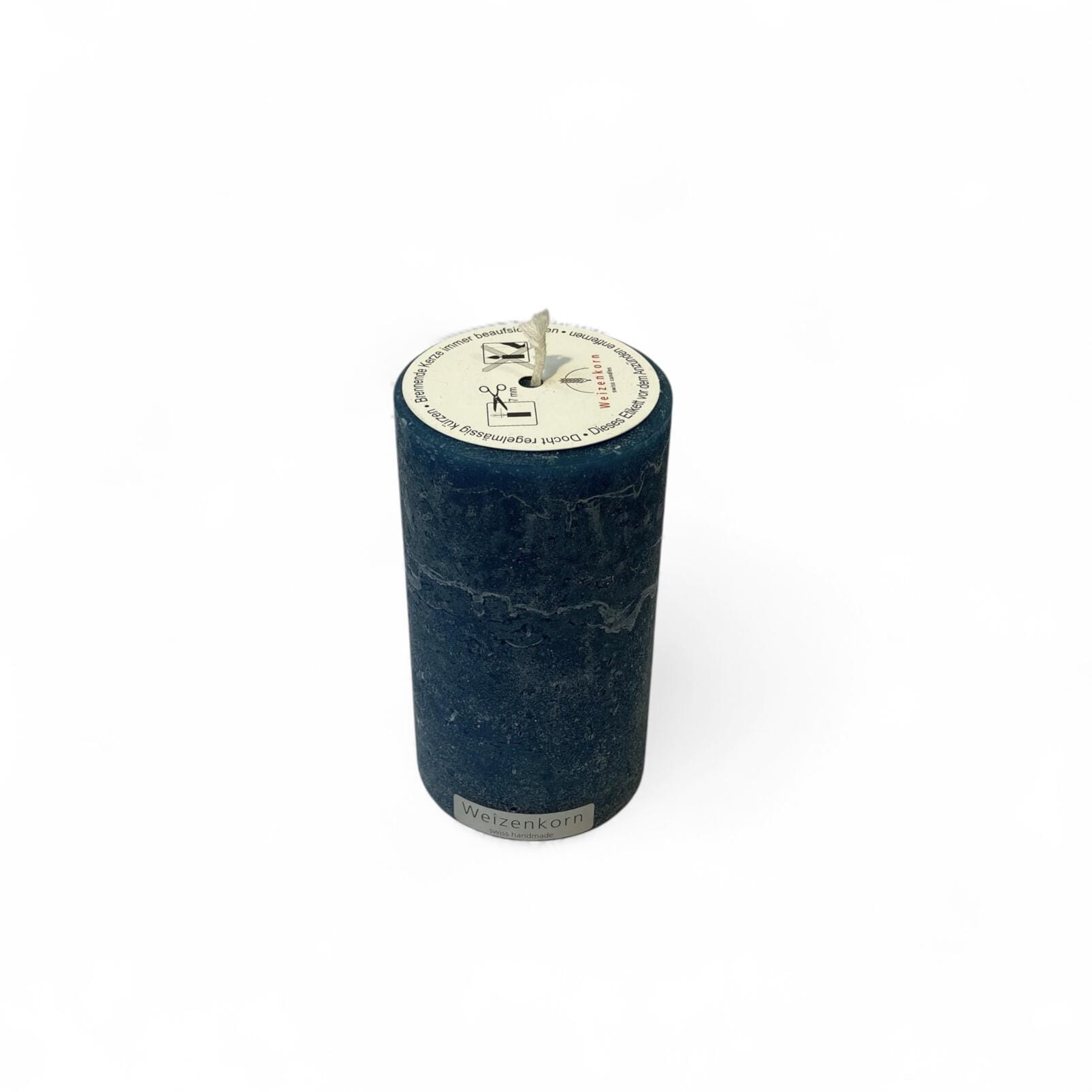 Weizenkorn Unikerze ICE, IW53 Nachtblau D6,6 H12cm Ansicht 2
