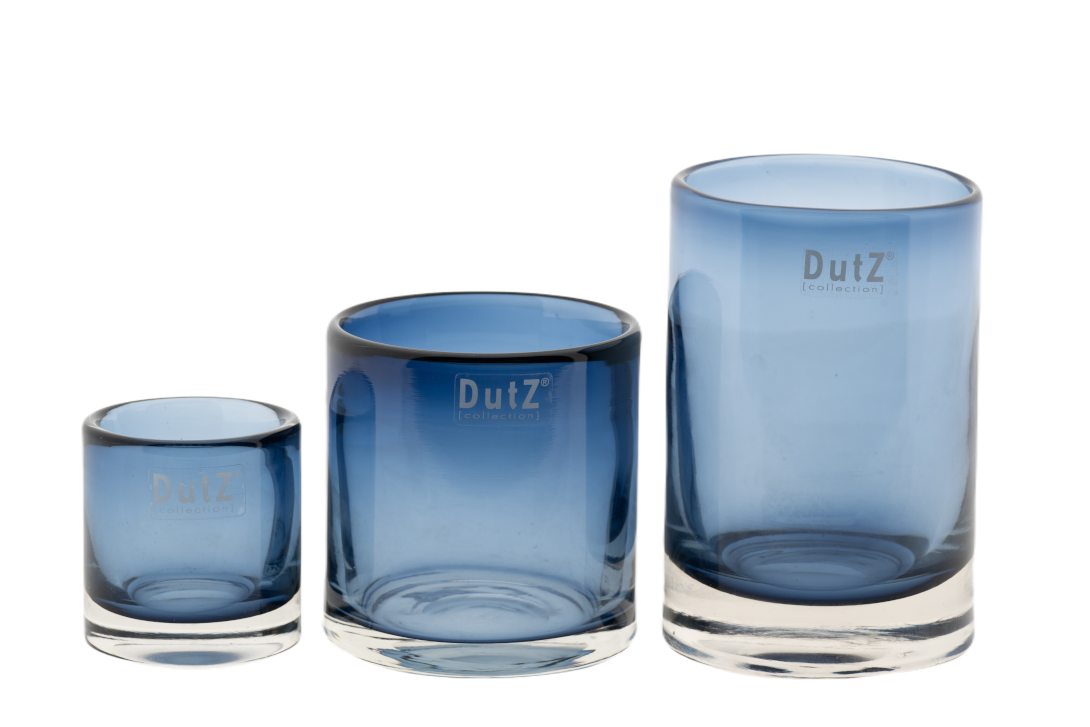 DutZ Teelichthalter VOTIVE, Steelblue Ansicht 1