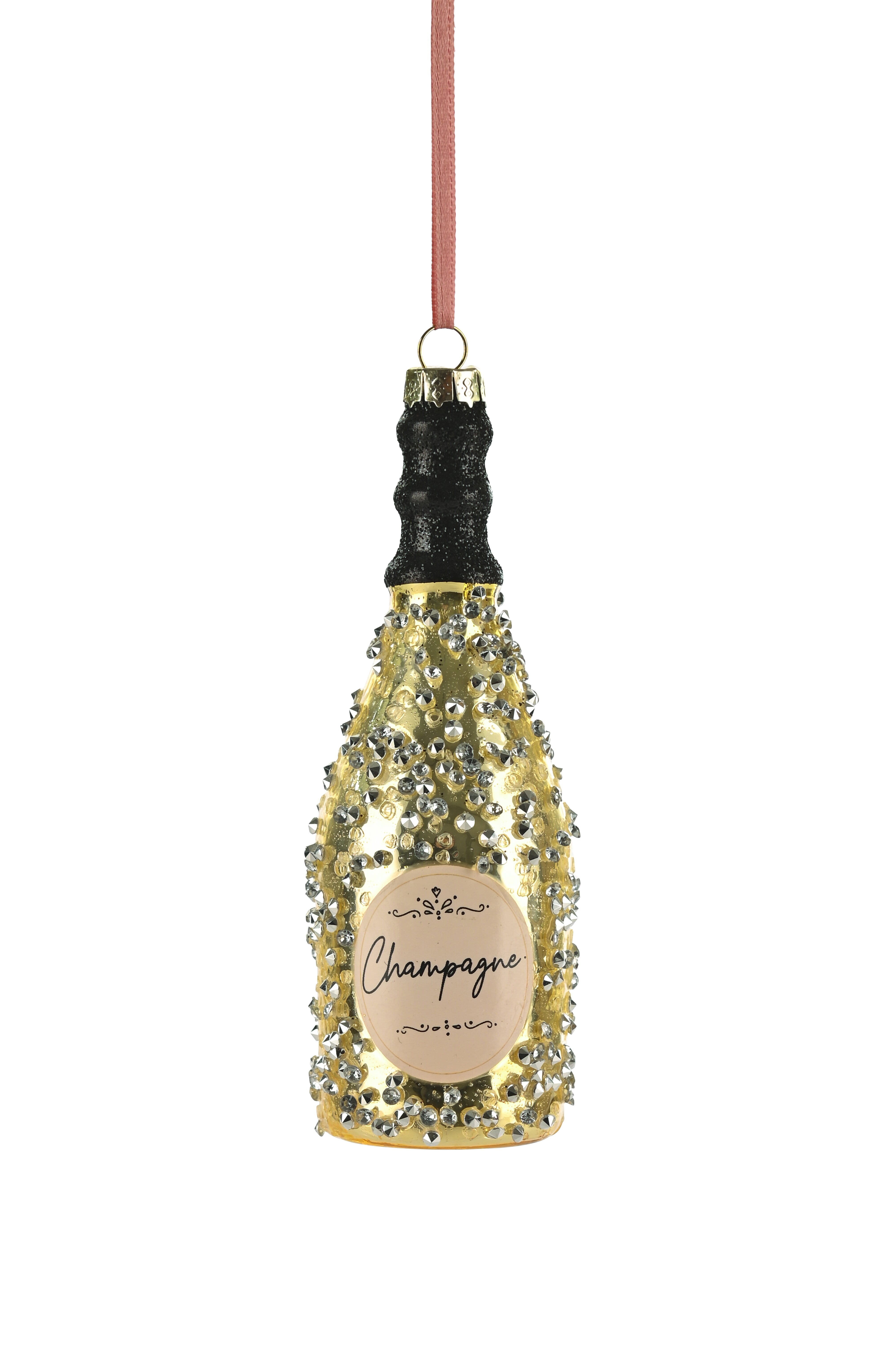 GIFTCOMPANY Hänger-Champagne gold H12,7 D4 cm Ansicht 1