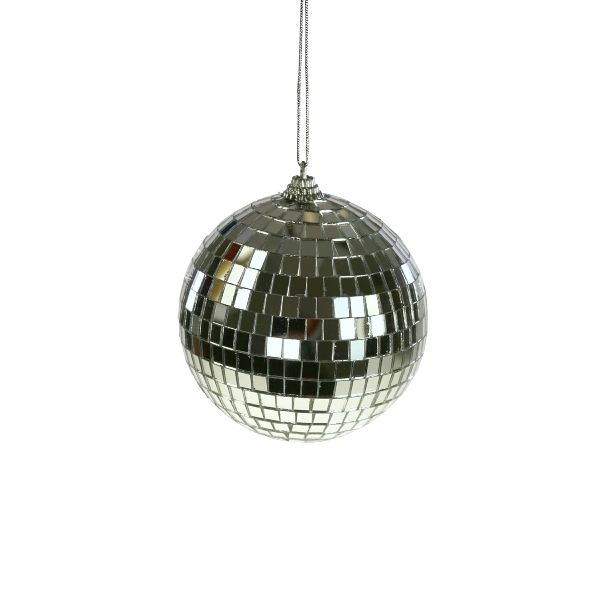 Werner Voß Deko Hänger Discokugel silber D10 cm Ansicht 1