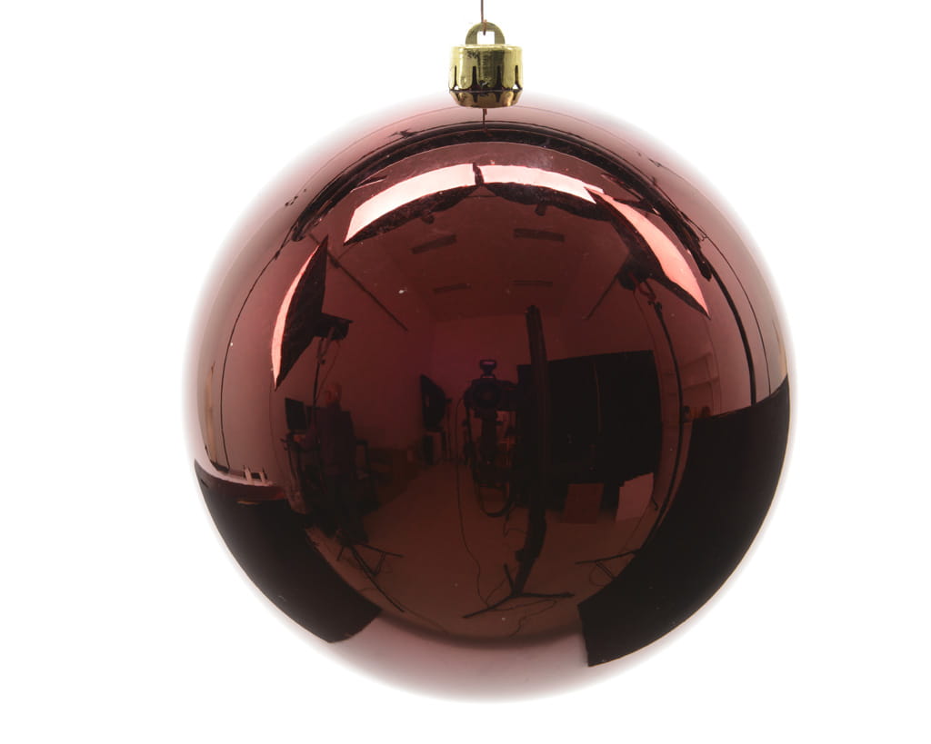 Kaemingk Weihnachtskugel bruchfest/Outdoor, ochsenblutrot