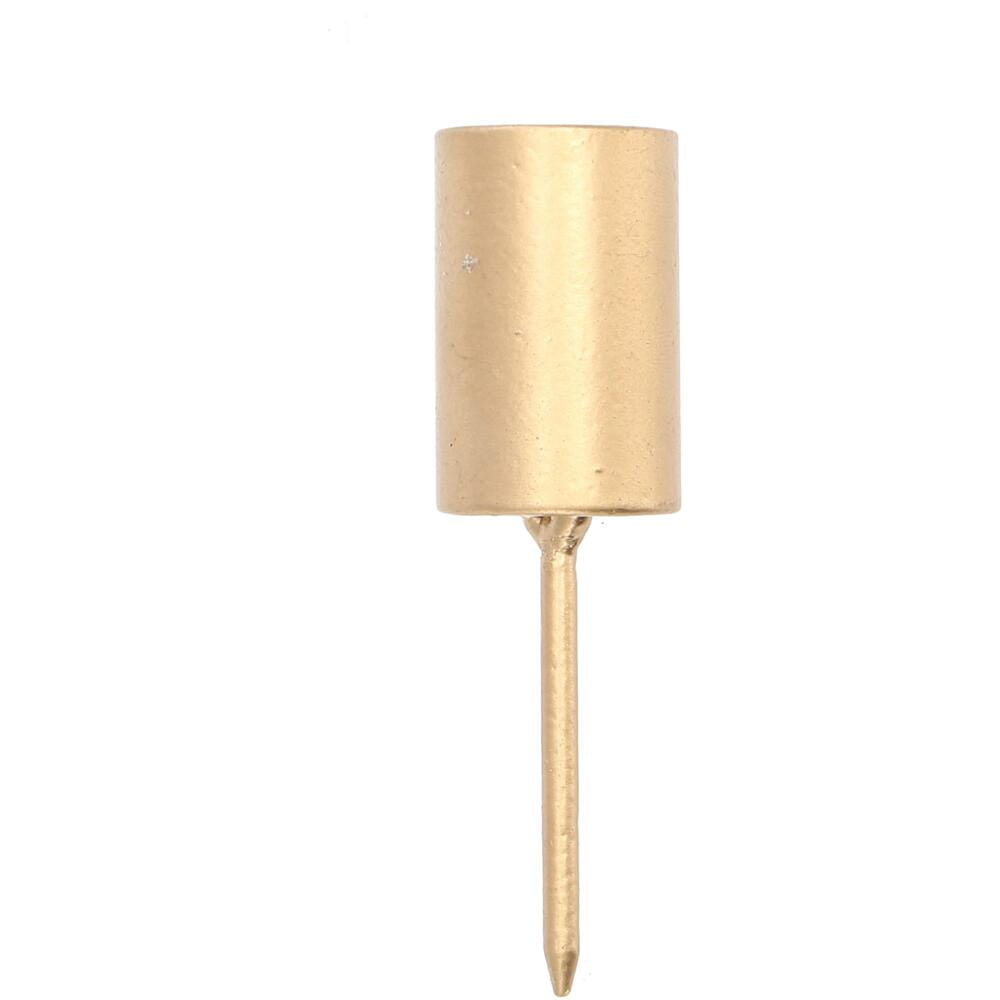 Vosteen SPITZKERZENHALTER Metall für Kerzendurchmesser 22mm gold L10 D3 cm Ansicht 1