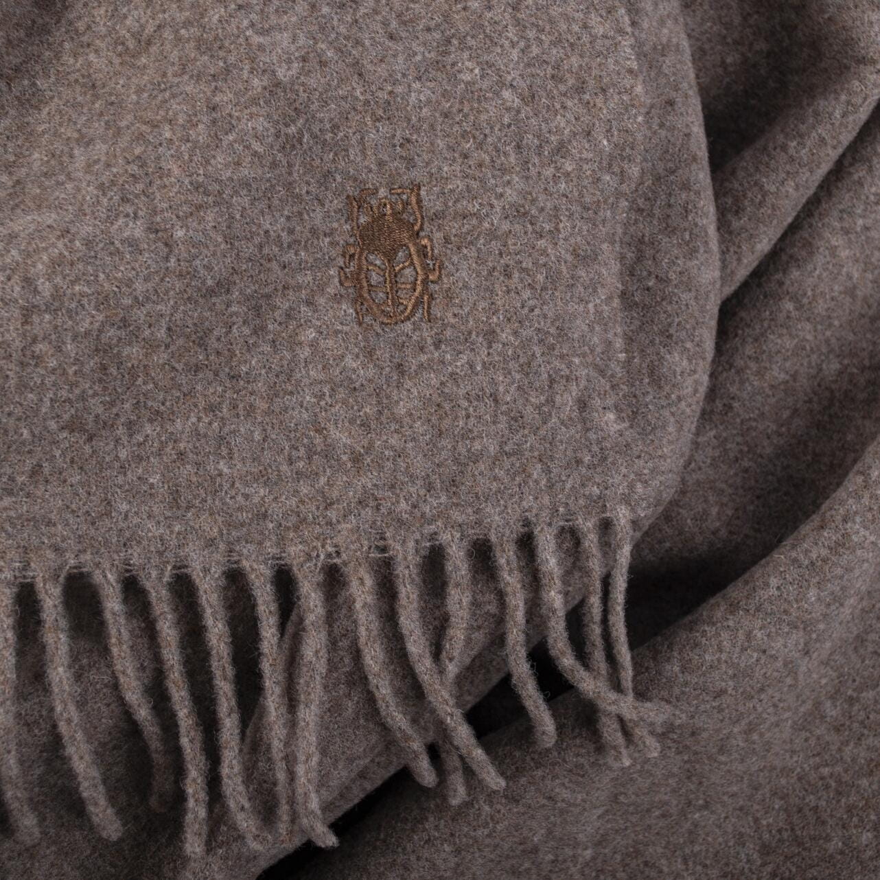 Zoeppritz Decke LAMBSWOOL, hazelnut 140x190cm Ansicht 2