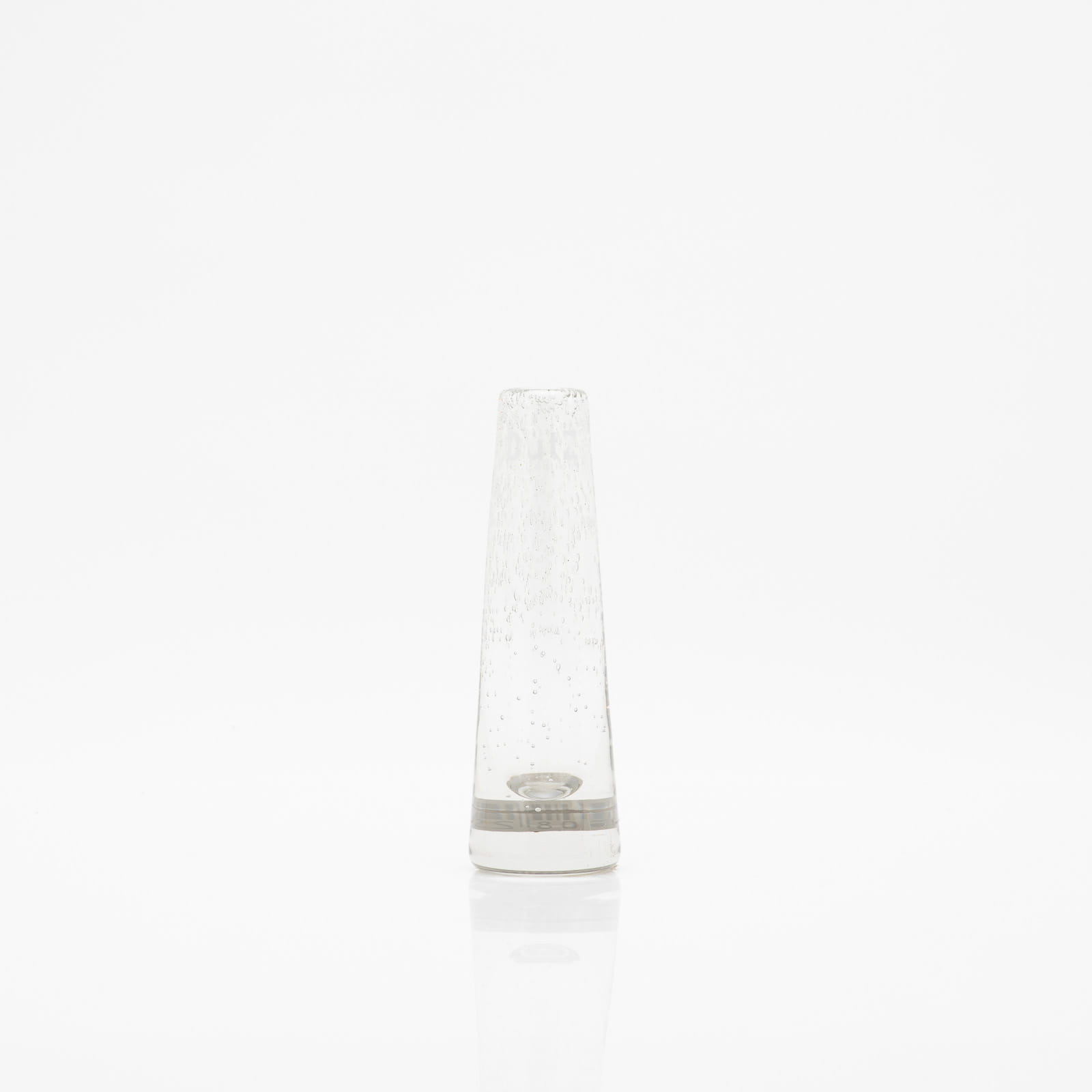 DutZ Vase Solifleur, clear bubbles