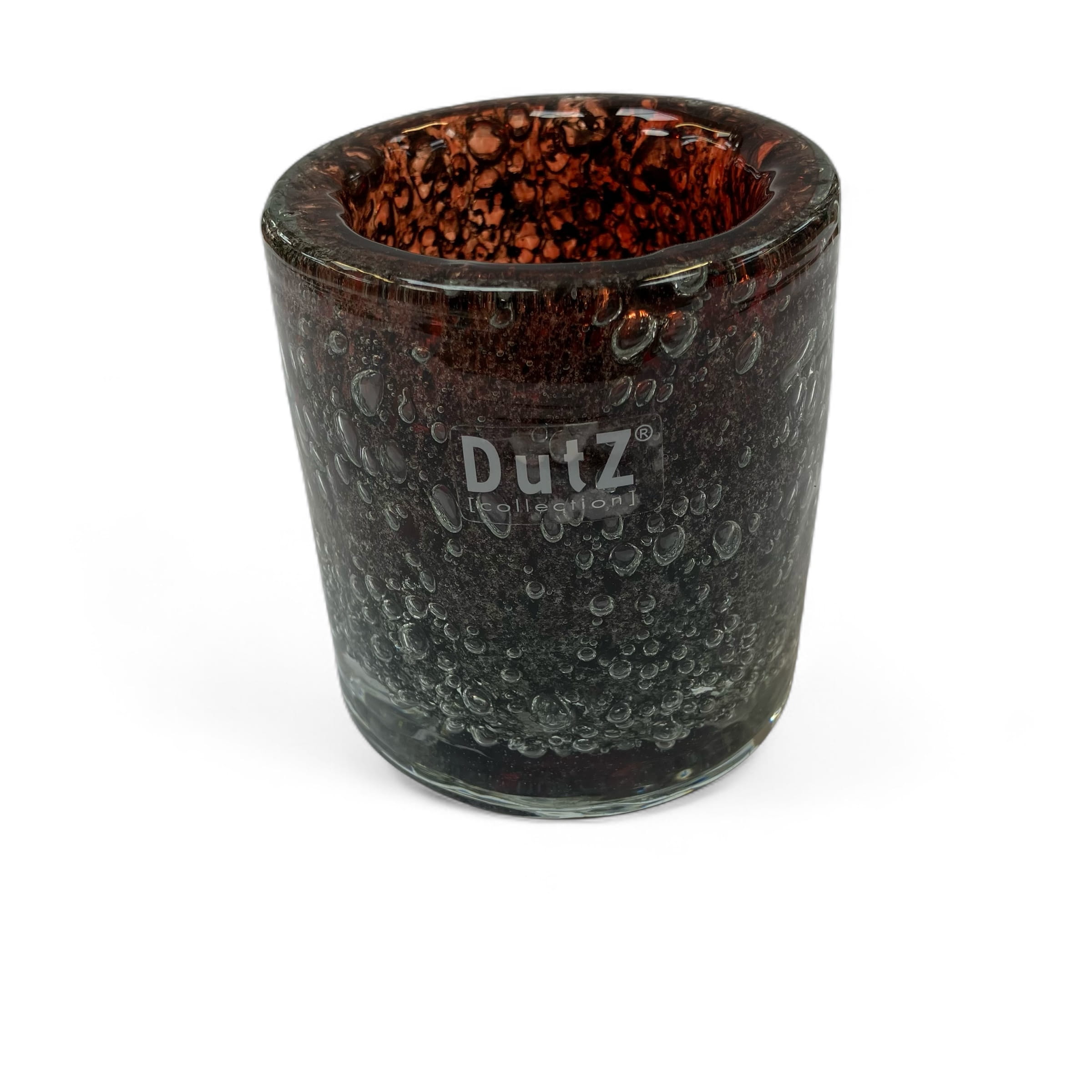 DutZ Cylinder Galaxy, Darkred Bubbles H10 D9 cm Ansicht 2