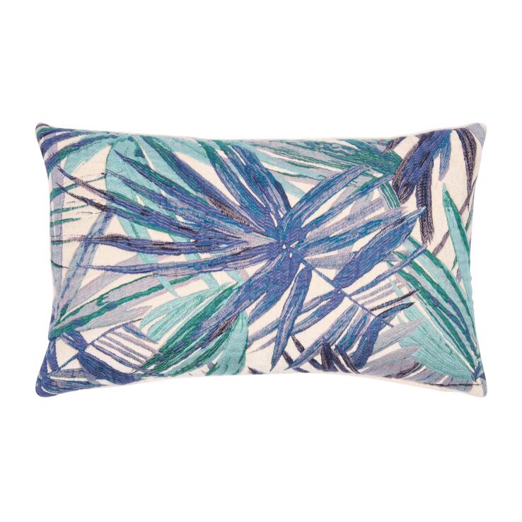 PAD Kissenhülle FROND, blue L35 B60 cm Ansicht 1