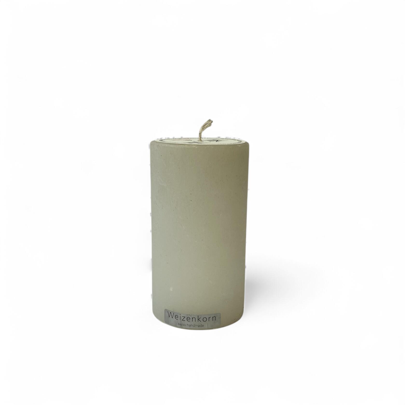 Weizenkorn Unikerze ICE, ICW0 Weiß D6,6 H12cm Ansicht 1