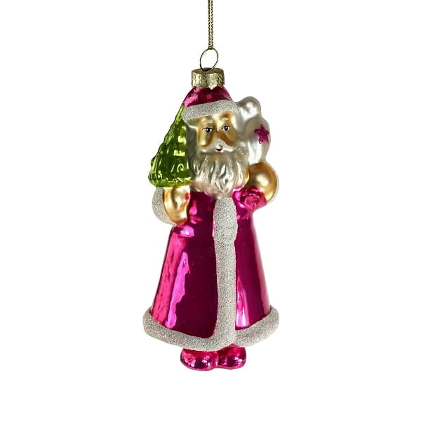Werner Voß Glashänger santa pink H13 cm Ansicht 1