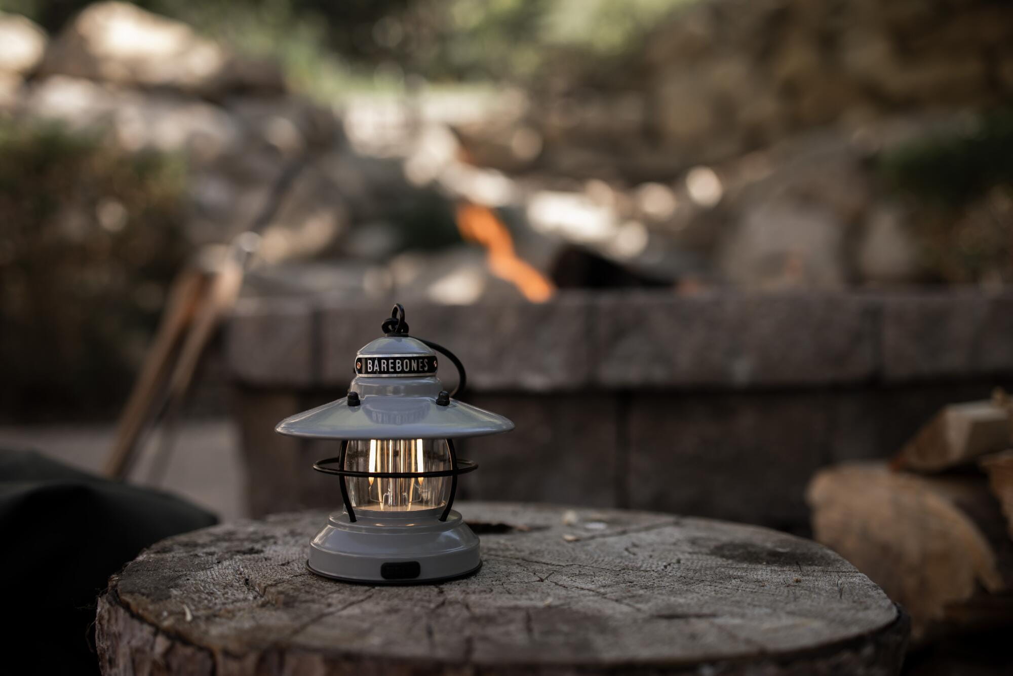 Barebones, Laterne EDISON MINI LANTERN Grey H12 cm Ansicht 3