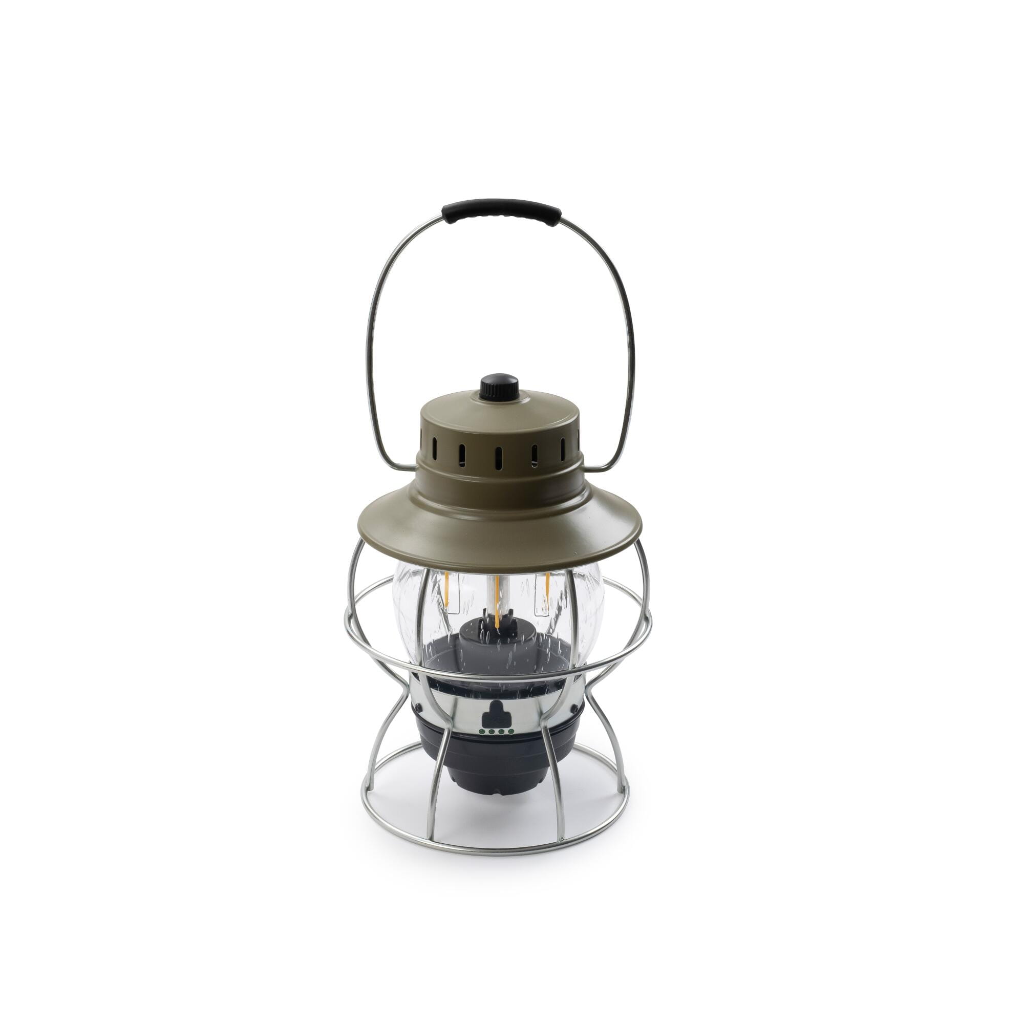 Barebones, Laterne RAILROAD LANTERN Olive H23 cm Ansicht 2