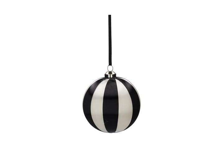 GIFTCOMPANY Weihnachtskugel CHINOIS, schwarz/weiß D8cm Ansicht 1