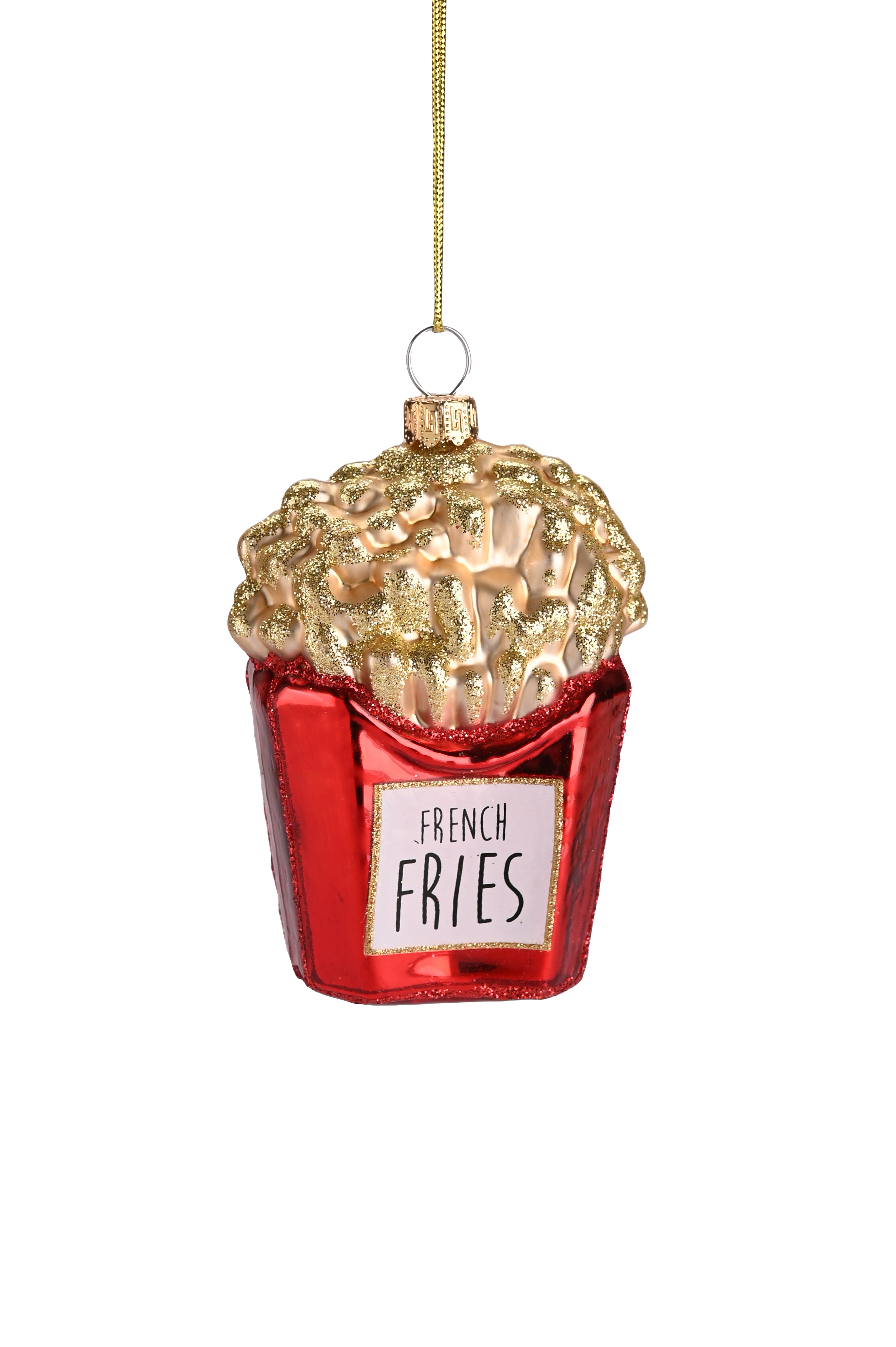 GIFTCOMAPANY Weihnachtsanhänger, Pommes B6,5 H10 T4,3 cm Ansicht 1