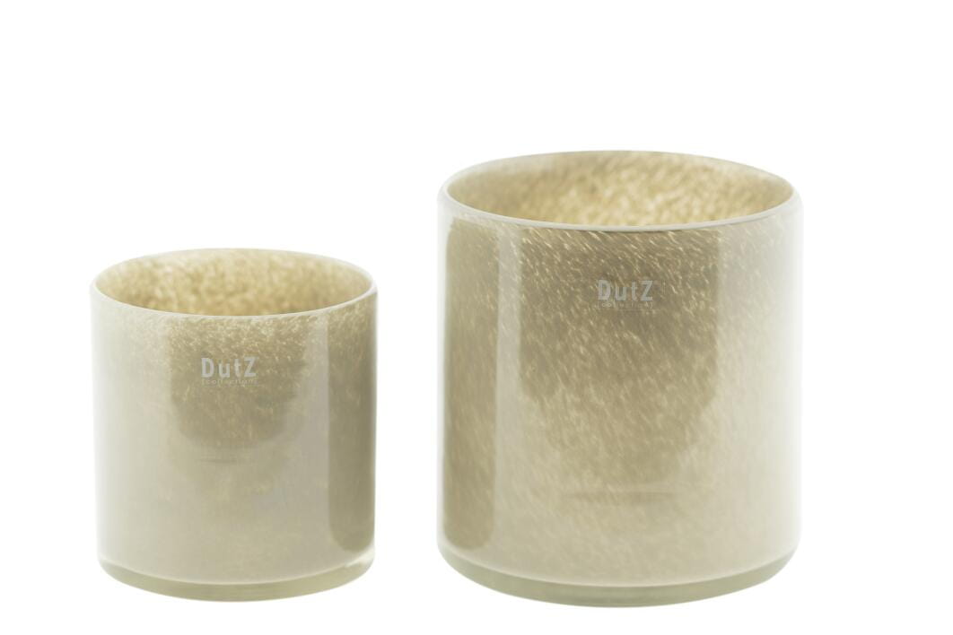 DutZ Vase Cylinder C1, Taupe Ansicht 1