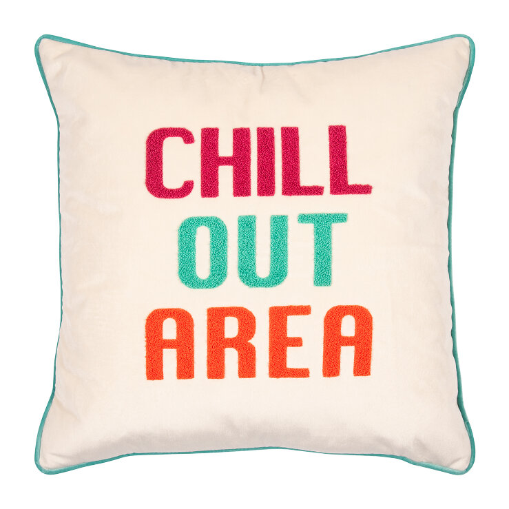 PAD Kissenhülle LETTERS, Chill Out multi-sand L45 B45 cm Ansicht 1