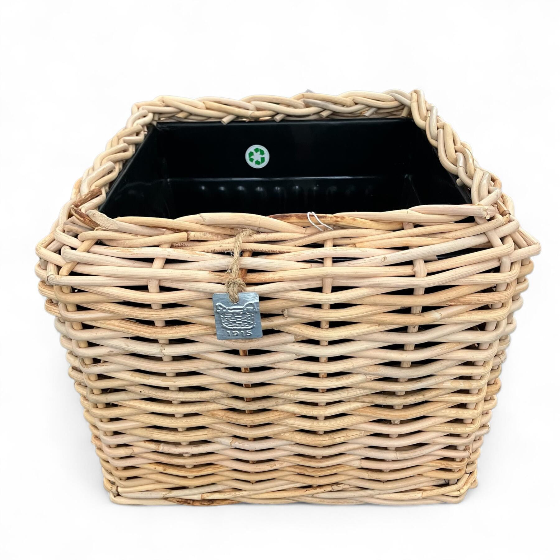 Van der Leeden Pflanzkorb DRYPOT Rattan D38 H30 cm Ansicht 2