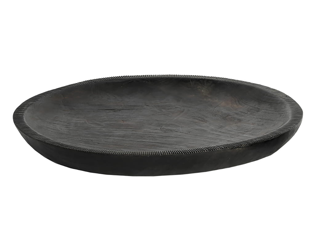 WMG Schale Teak, black H4 D50 cm Ansicht 1