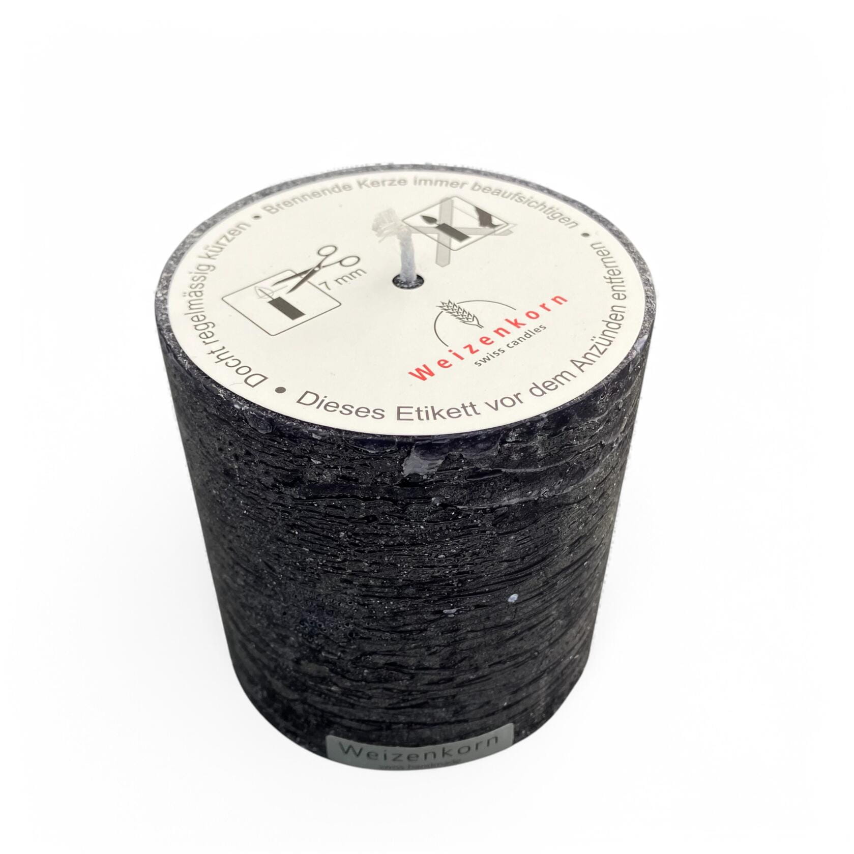 Weizenkorn Unikerze ICE, IC93 schwarz D9 H10cm Ansicht 2