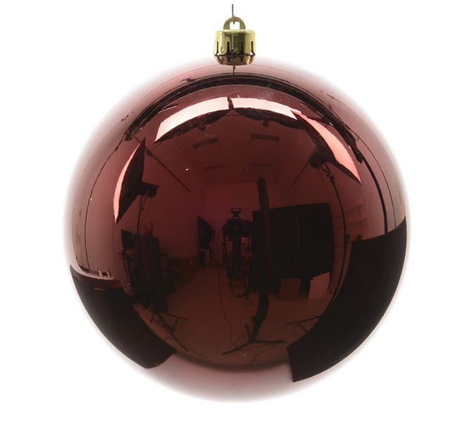 Kaemingk Weihnachtskugel bruchfest/Outdoor, ochsenblutrot Ansicht 1