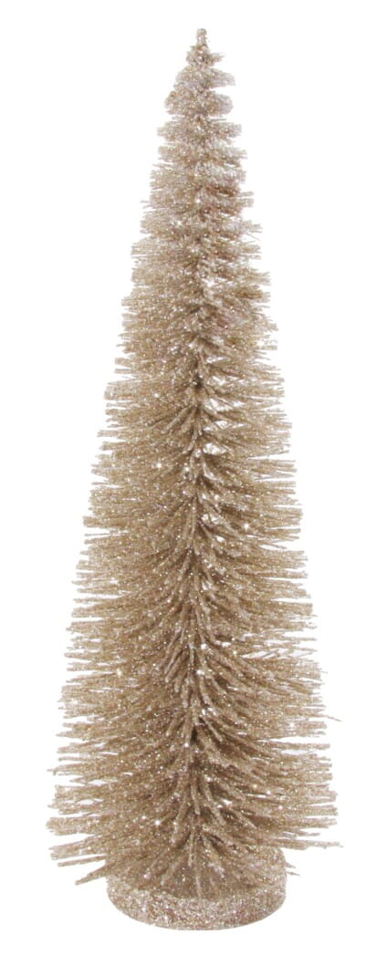 ShiShi Weihnachtsbaum, champagne/glitzernd D11 H35 cm Ansicht 1