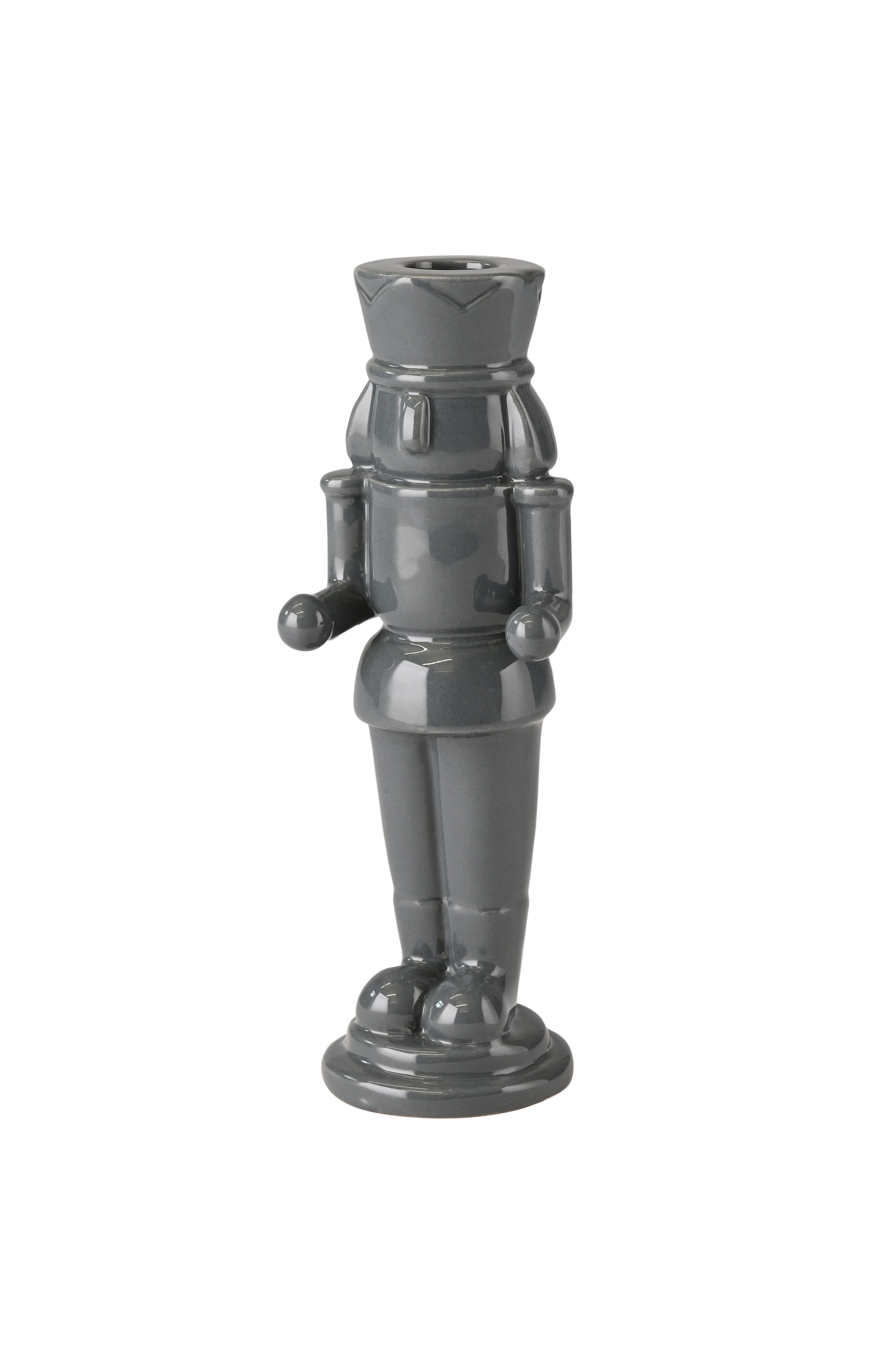GIFTCOMPANY Kerzenhalter Schiaccianoci dunkelgrau H20,2 cm Ansicht 1