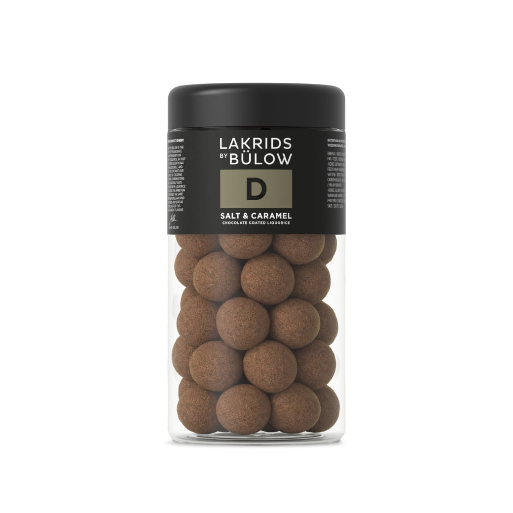 Lakrids by Bülow, Choc Coated Liquorice, D - Salt & Caramel, 295g
