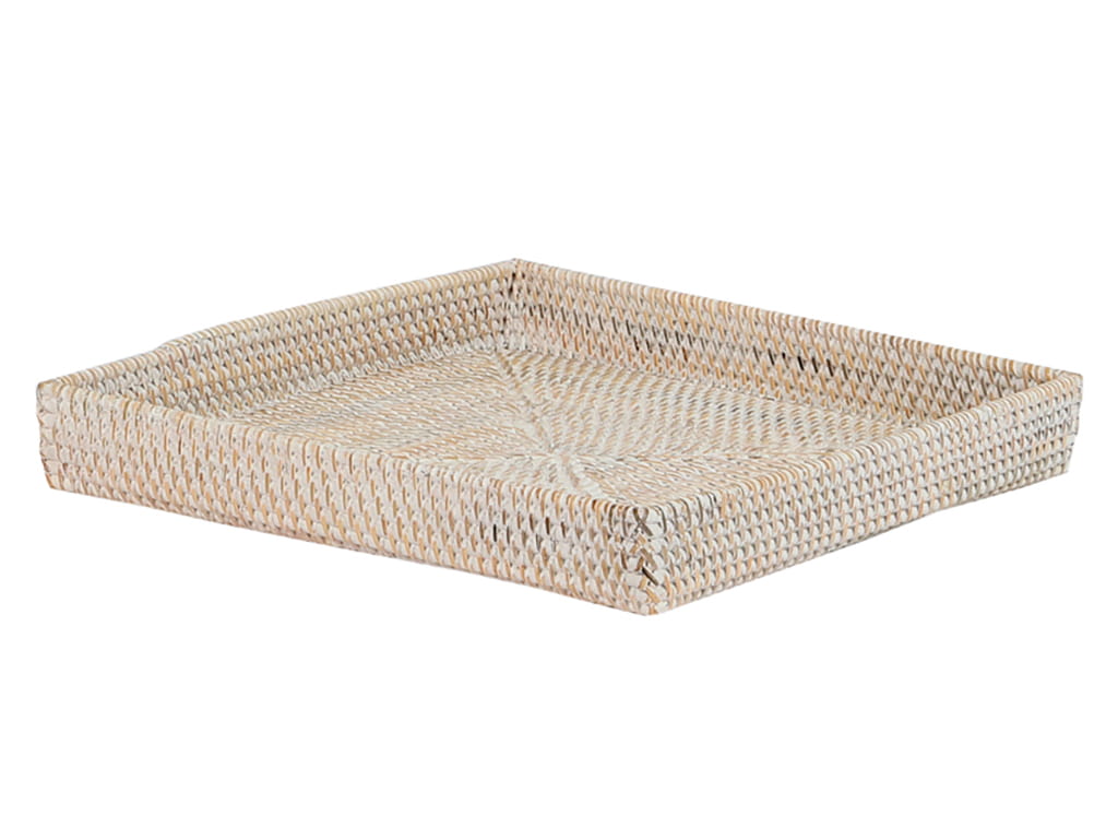 WMG Tablett Lombok, white/wash 35x35x5 cm Ansicht 1
