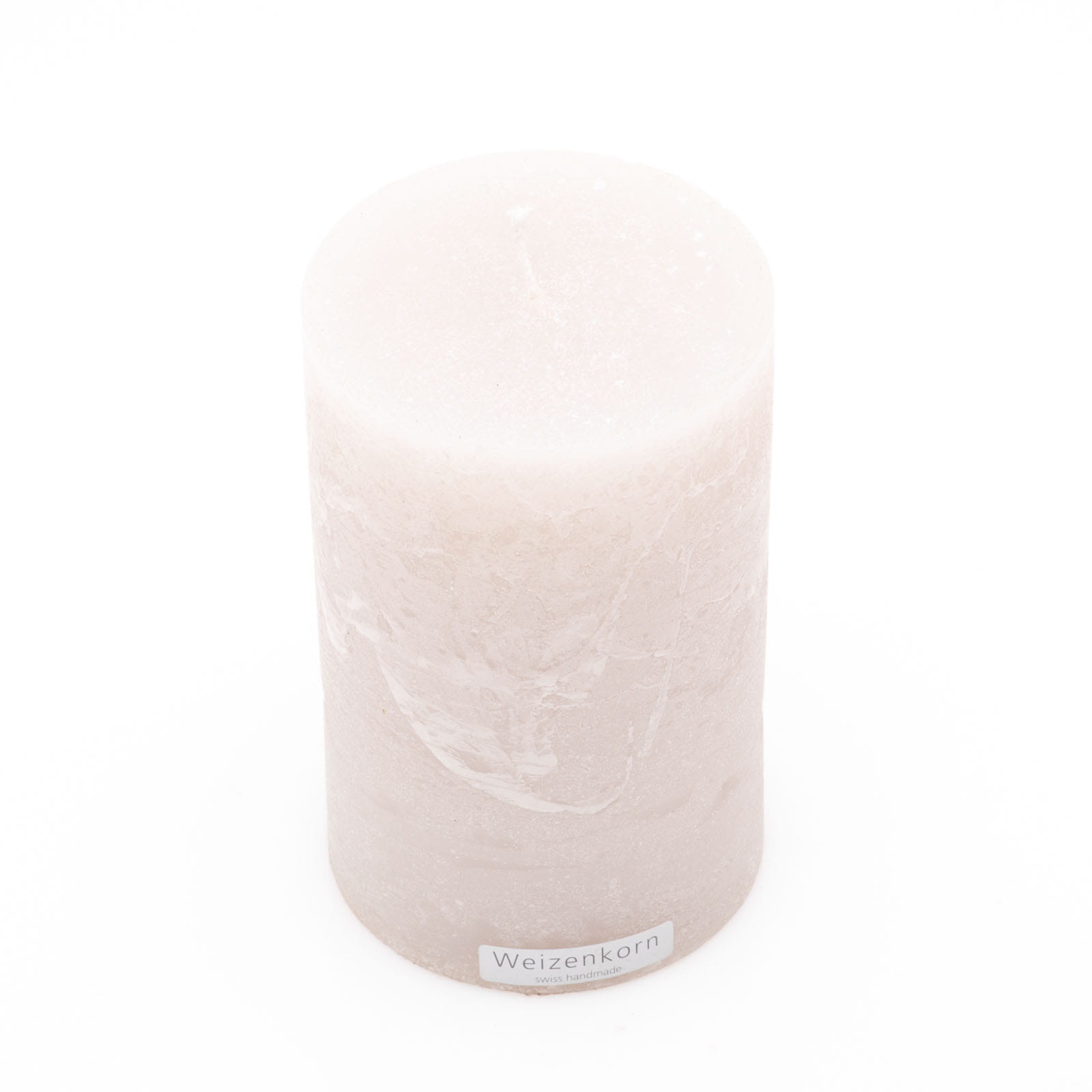 Weizenkorn Unikerze ICE, Alabastergrau D9 H14cm Ansicht 2