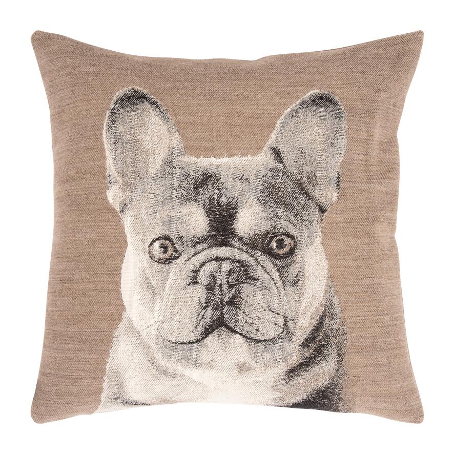 PAD Kissenhülle PUPPIES, light grey L45 B45 cm Ansicht 1