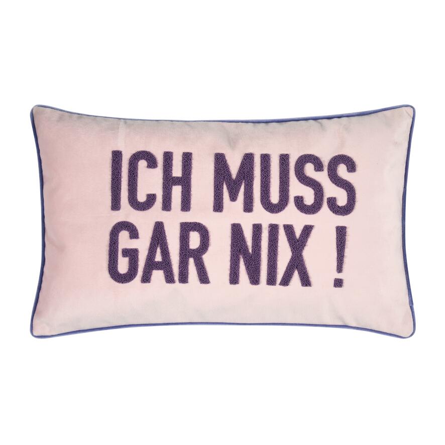 PAD Kissenhülle LETTERS, rose L20 B50 cm Ansicht 1