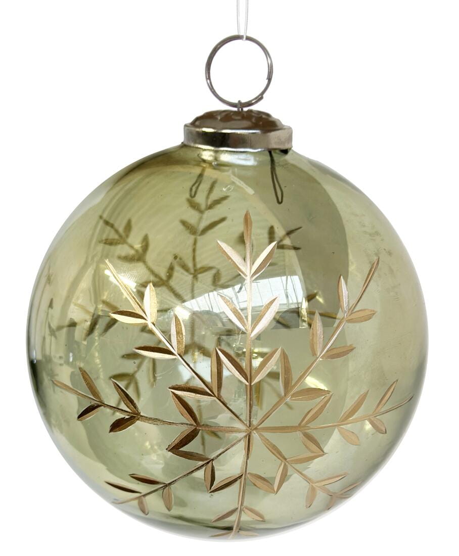 ShiShi Glas-Ball, gold snowflake