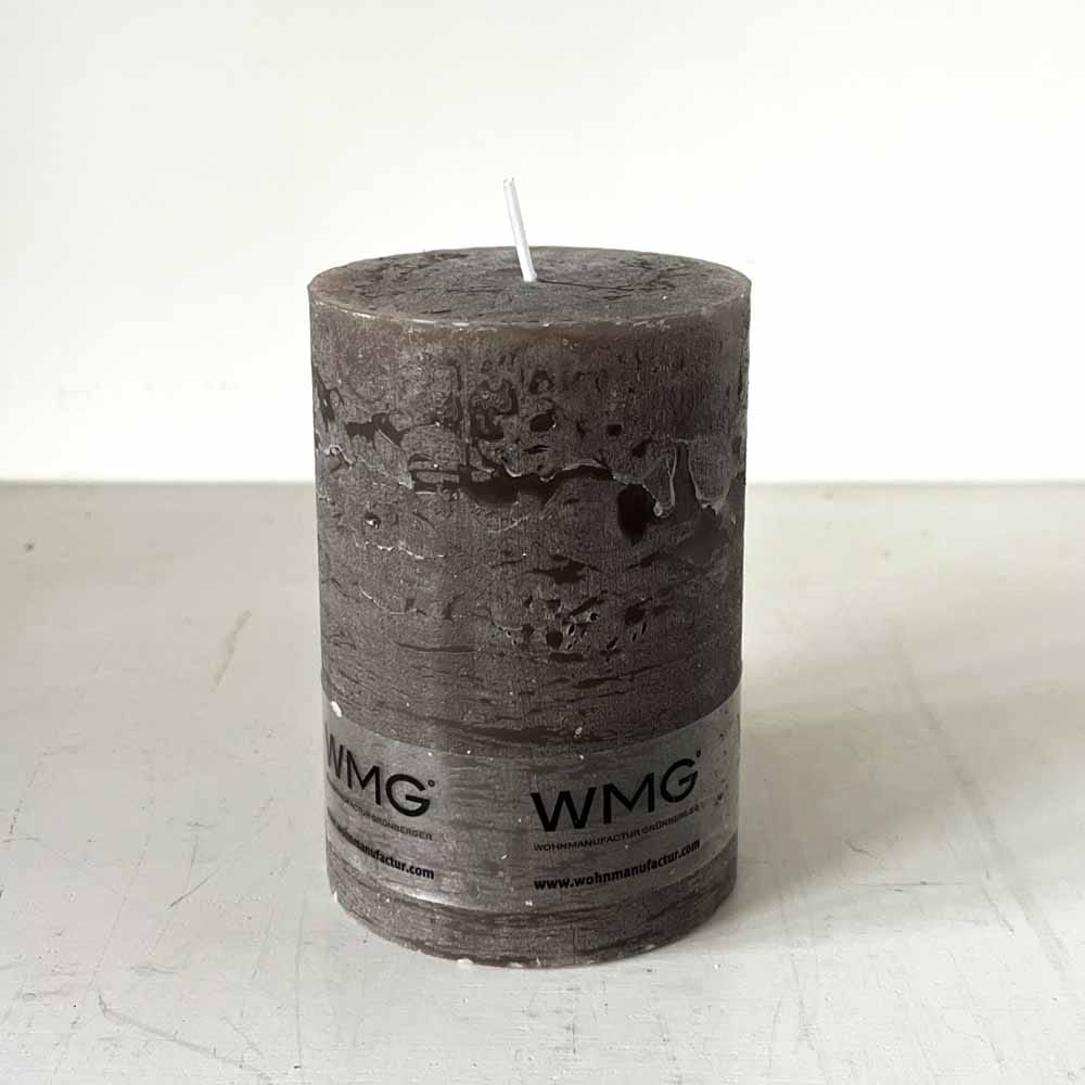 WMG Kerze Rustic, grau
