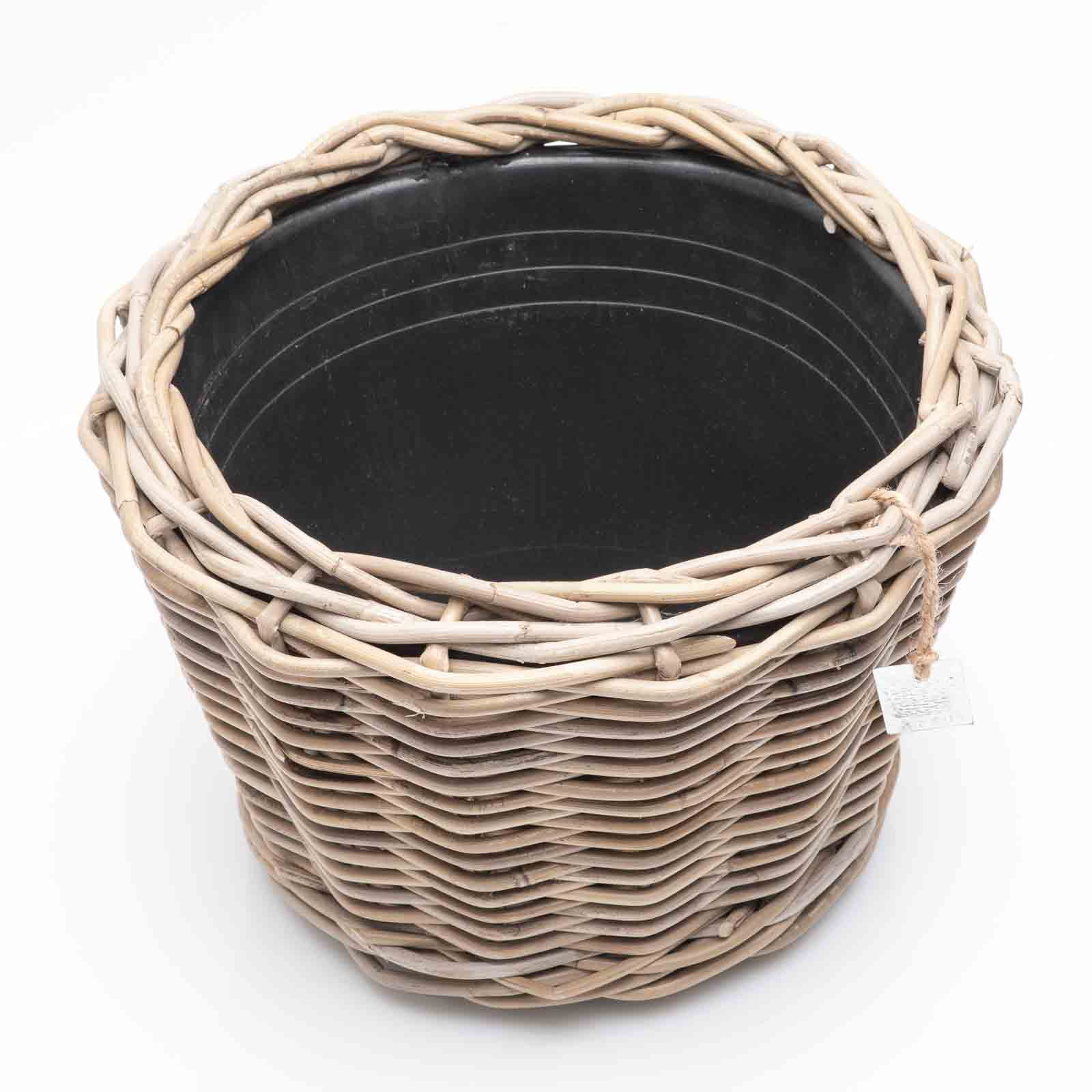 Van der Leeden Pflanzkorb Drypot konisch, grau D32 H23 cm Ansicht 2