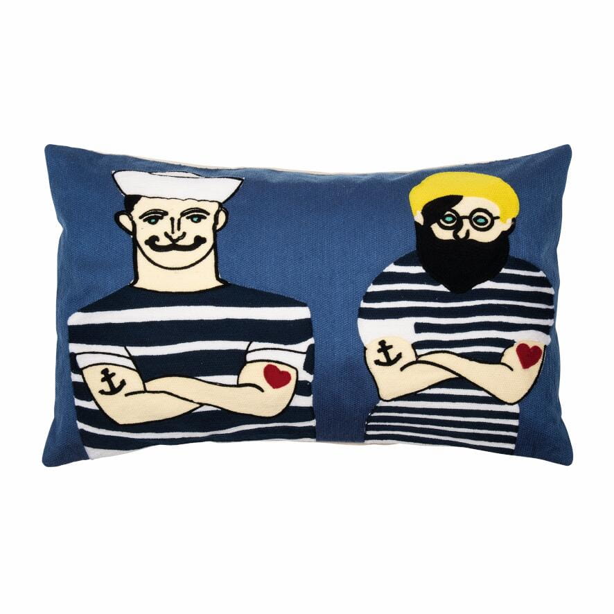PAD Kissenhülle SAILOR, blau L30 B50 cm Ansicht 1
