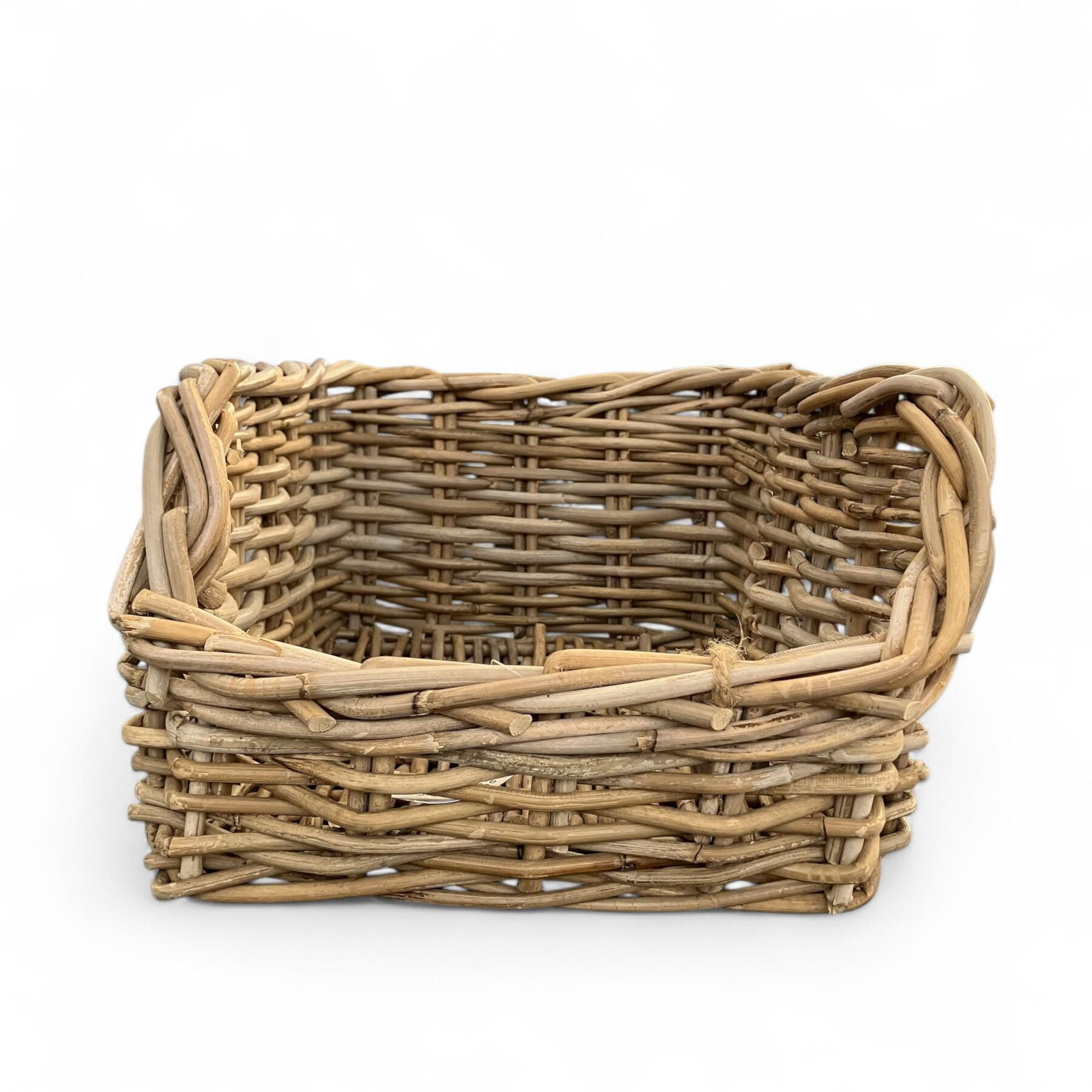 Van der Leeden Korb STORAGE BASKET Rattan, grau B40 T30 H20 cm Ansicht 1
